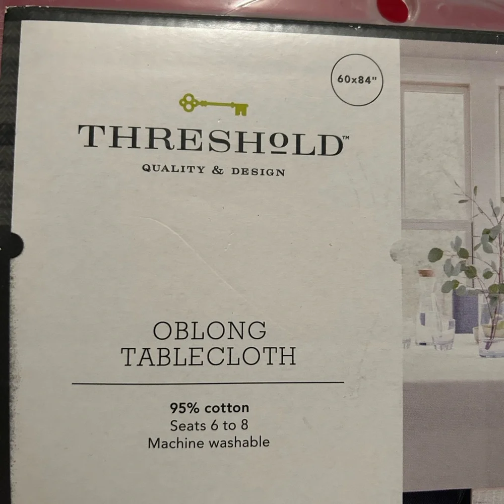 Threshold White & Silver Table Linens for Elegant Dining